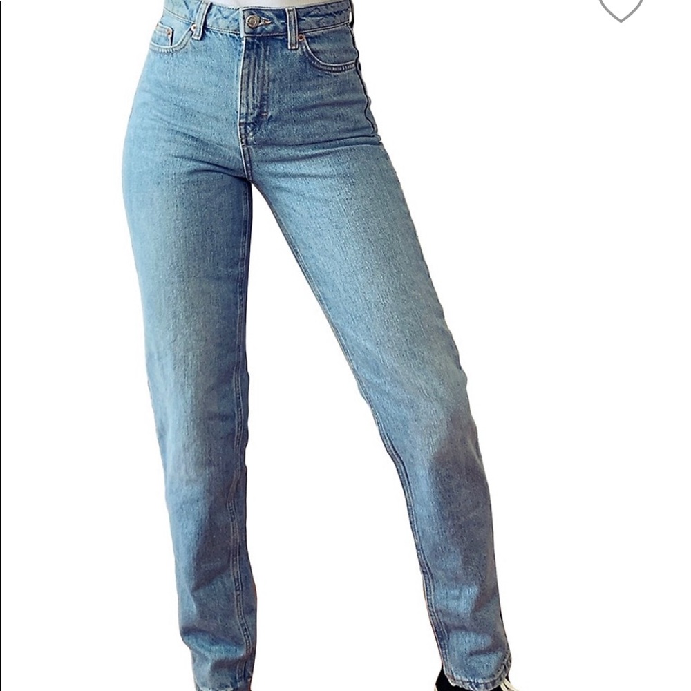 Topshop Tapered Mom Jeans